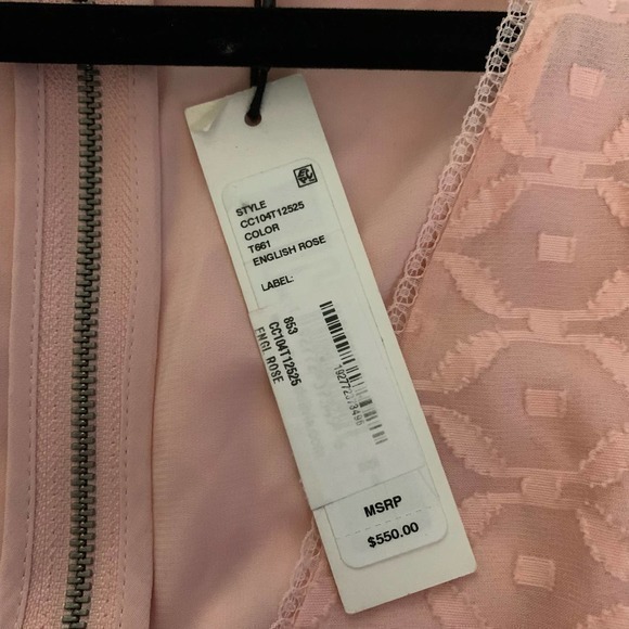 ALICE + OLIVIA English‎ Rose Jacquard Tiered Silk Midi Dress - NWT - Picture 12 of 13